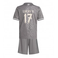 Real Madrid Lucas Vazquez #17 Tretí Detský futbalový dres 2024-25 Krátky Rukáv (+ trenírky)